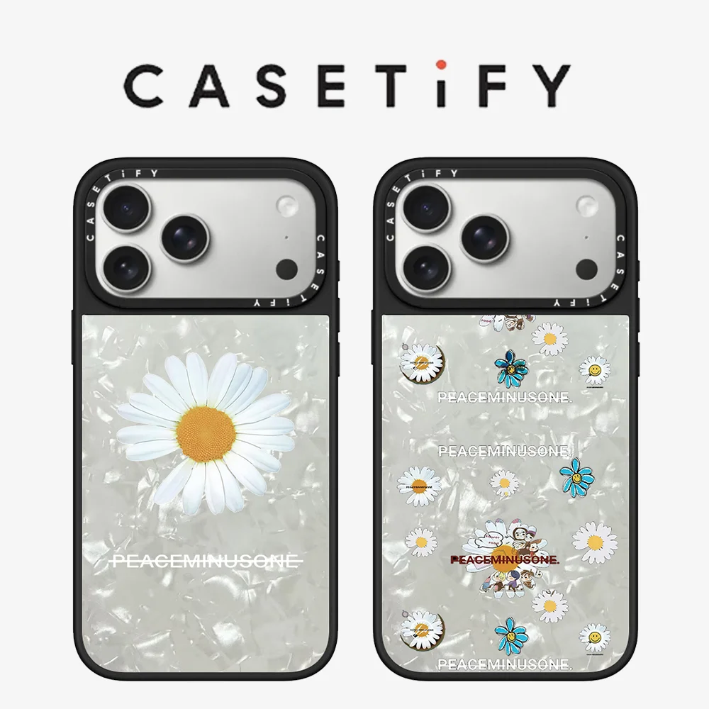 Peat Pellet Tray - CASETiFY PEACEMINUSONE Daisy Series Telefoonhoesje voor
