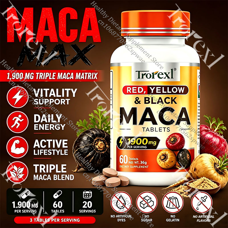 Rooting Hormone Powder - Natuurlijke Maca-worteltabletten - Ondersteunt vitaliteit en