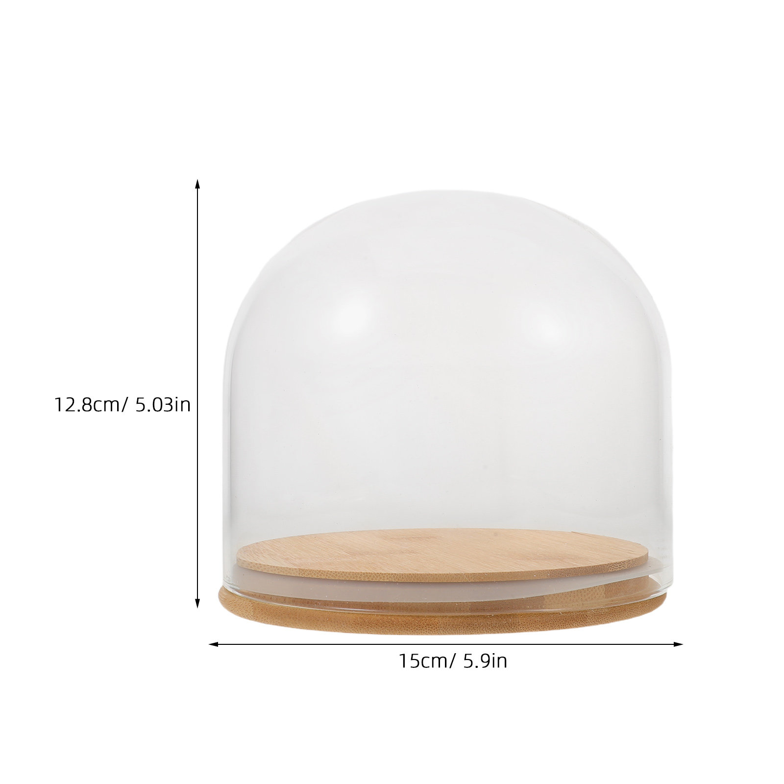 Glazen stolp met verzegelde ba - Plastic Dome Clear recensie en prijs