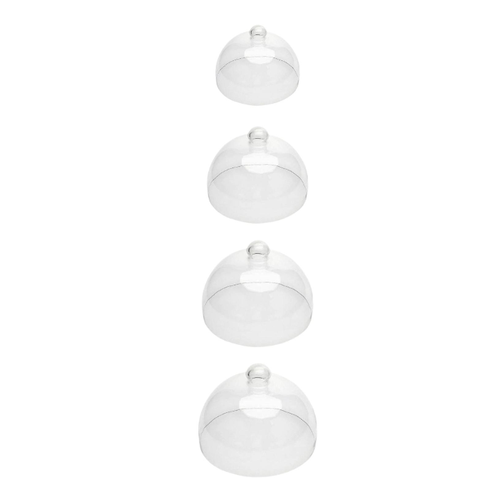 Glazen taartglazen, koepelvorm - Plastic Dome Clear recensie en prijs