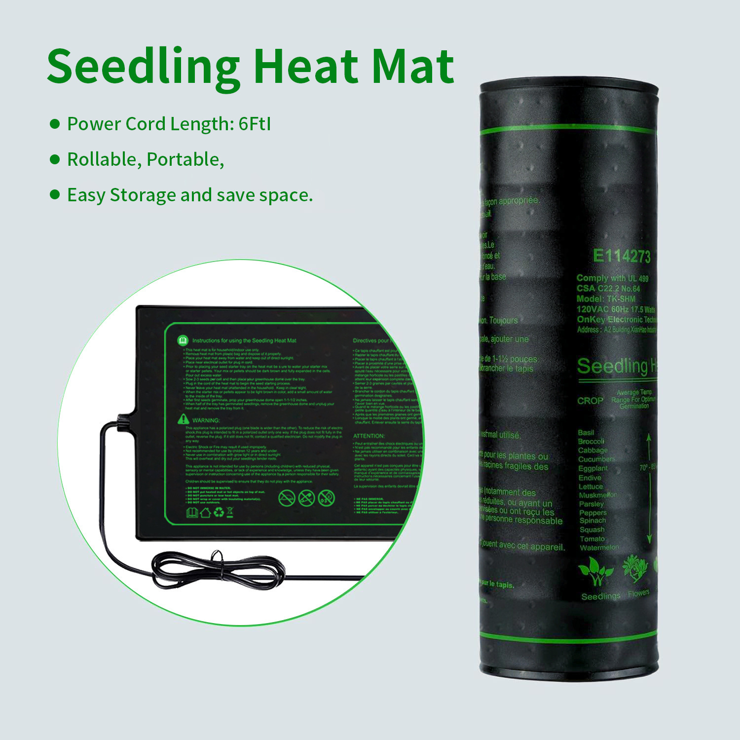 Twee-pack 20x10Inch Zaailing W - Heat Mat Seedling recensie en prijs