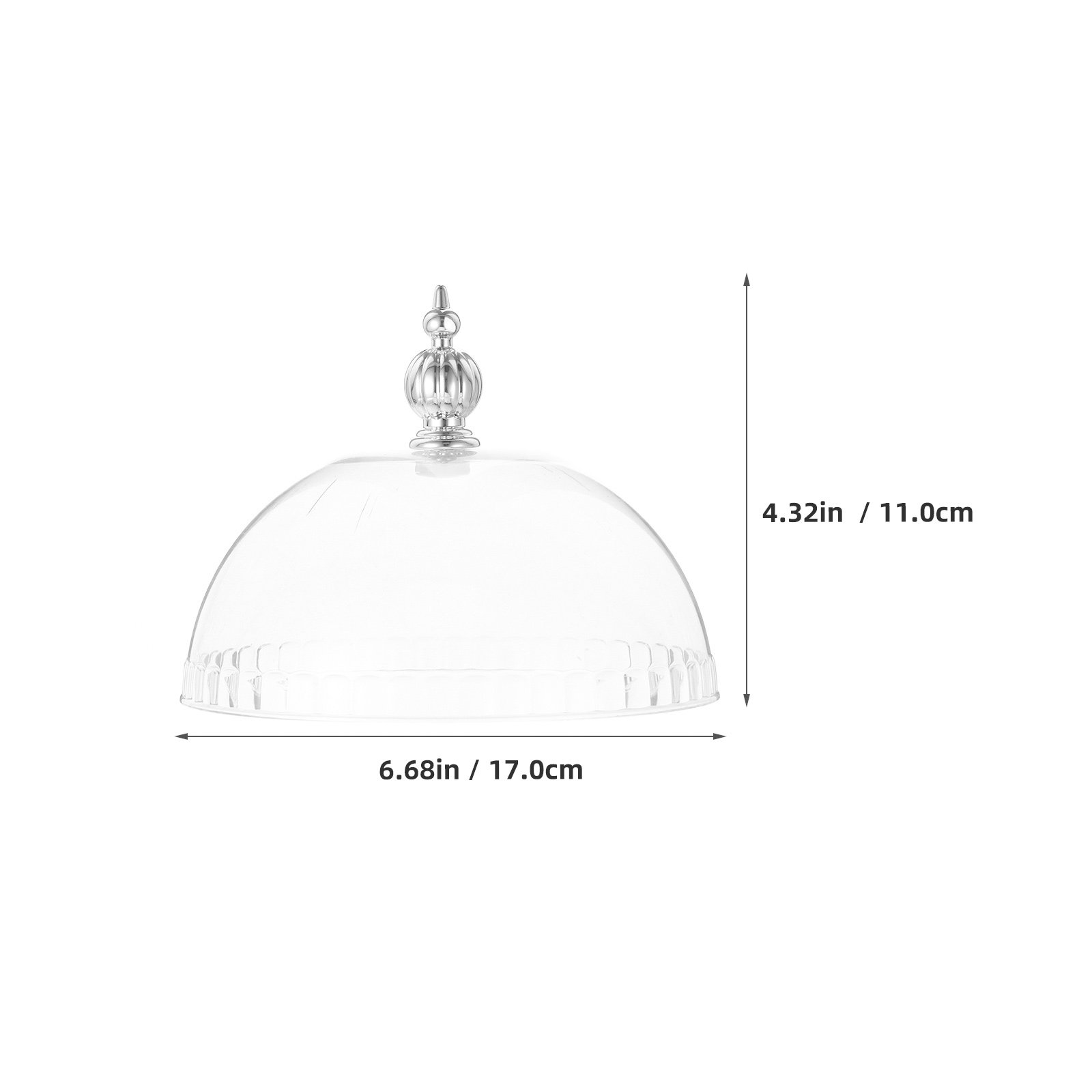 Doorzichtige plastic taartdeks - Plastic Dome Clear recensie en prijs
